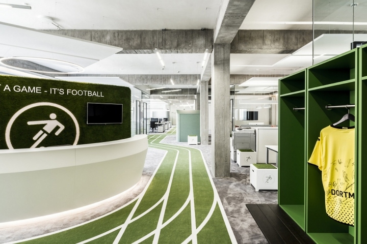 快乐足球 德国Onefootball总部办公室创意设计