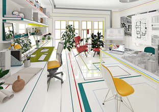 线筑空间 “我是建筑师”工作室设计欣赏