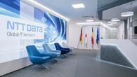 NTT Data罗马尼亚办公 墙面图形