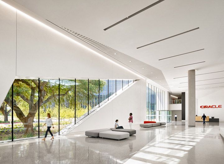 艺术与创造 软件巨头Oracle甲骨文奥斯汀滨水办公大楼设计欣赏
