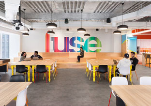 形与色 美国Fuse音乐媒体纽约总部设计欣赏