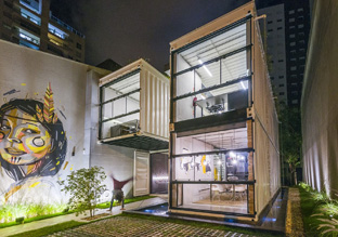 酷炫工业风 模块与美学并存的巴西集装箱可持续办公建筑设计欣赏