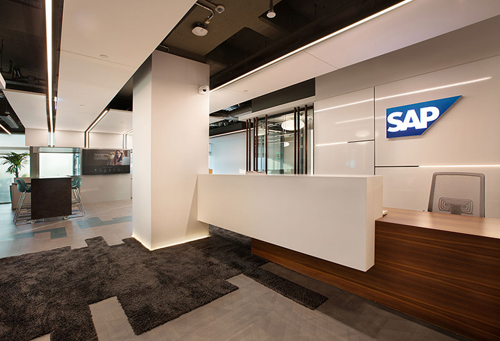 优雅高级灰 SAP软件土耳其总部办公设计欣赏