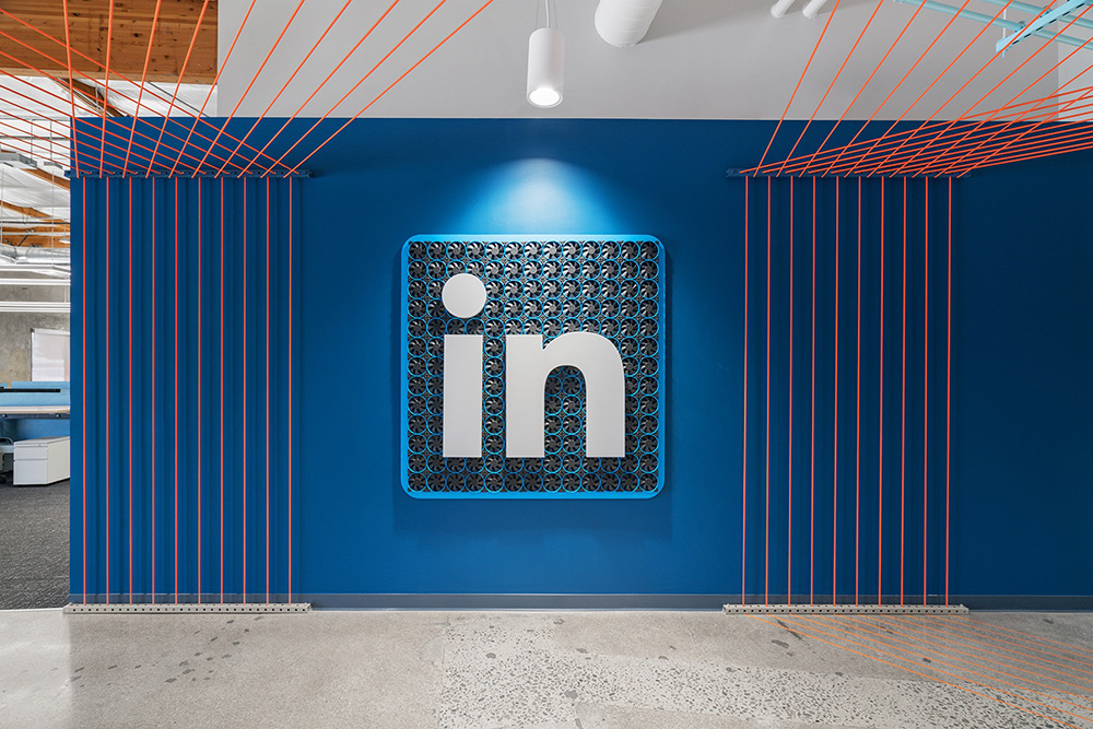 线性构筑 LinkedIn 645技术测试团队森尼维尔办公设计欣赏