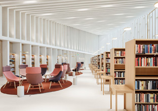光影律动 芬兰Kirkkonummi基尔科努米图书馆改造设计欣赏