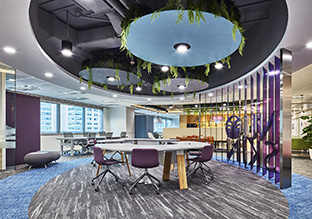 混合办公模式 如新东南亚总部办公环境重塑设计欣赏