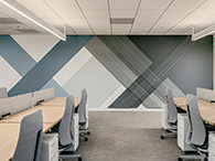 软件公司HashiCorp旧金山总部办公 墙面图形