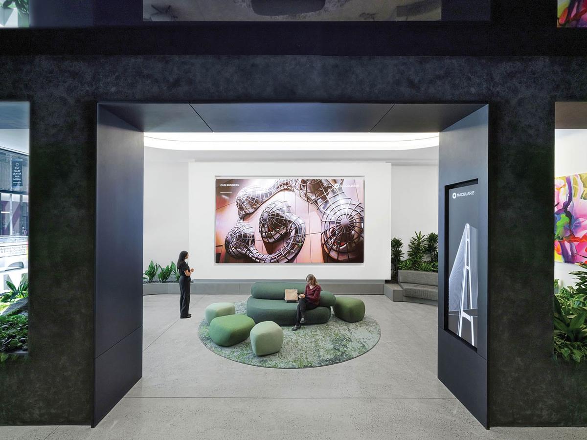 Macquarie����ŦԼ�ܲ���һ��¥�����ܽ��ڰ칫����